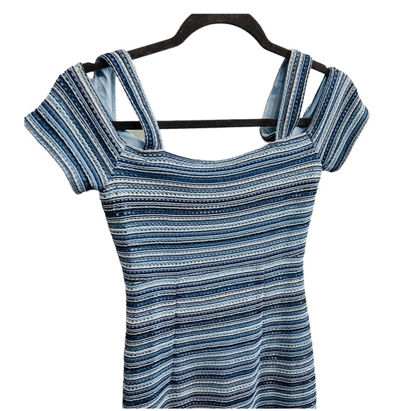 2/40$✨Guess Lulu Blue Stripe Crochet Dress - Picture 6 of 11